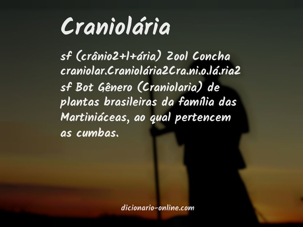 Significado de craniolária