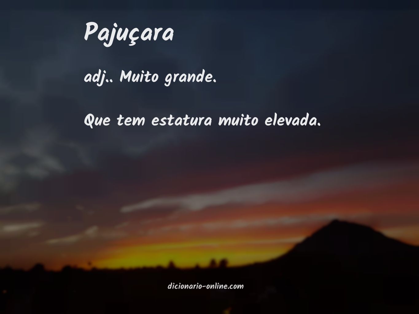 Significado de pajuçara