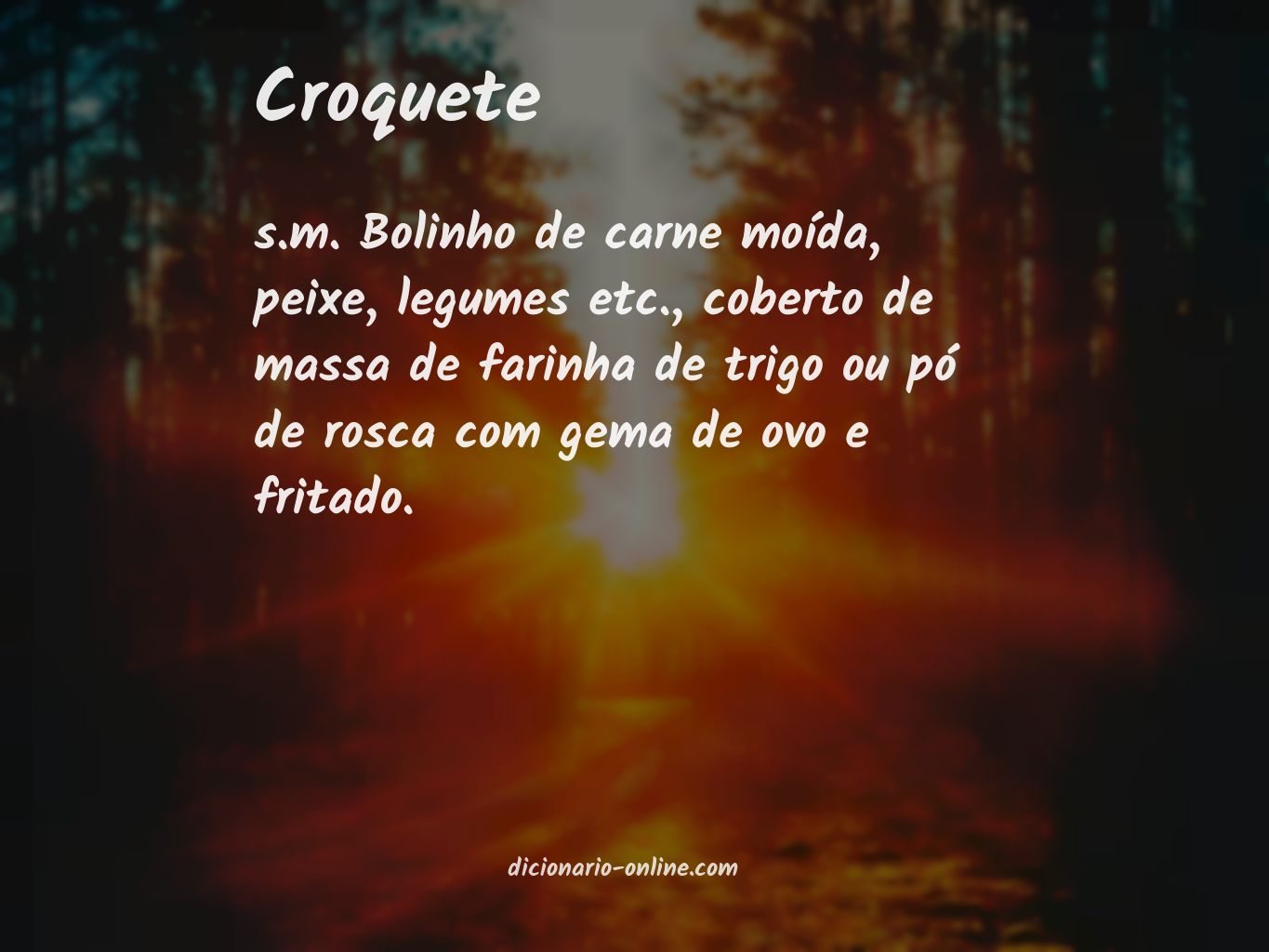 Significado de croquete