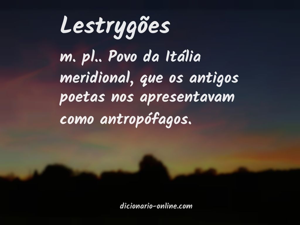 Significado de lestrygões