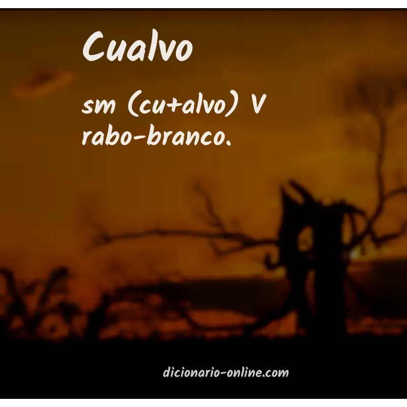 Significado de cualvo