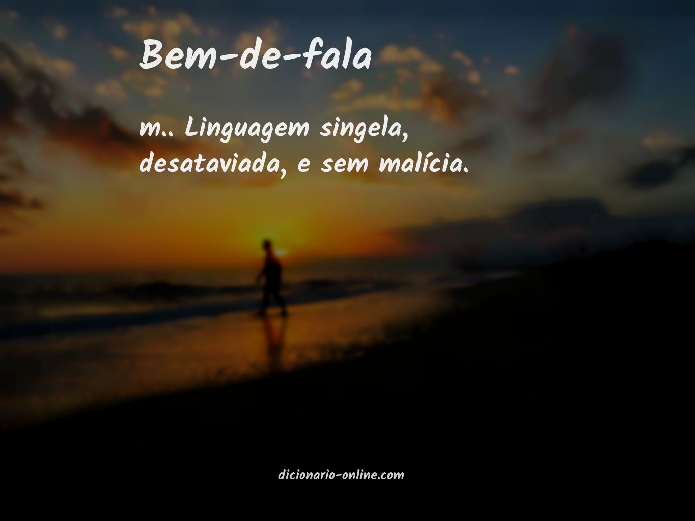 Significado de bem-de-fala