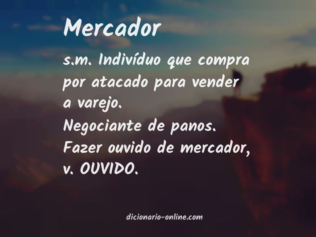 Significado de mercador