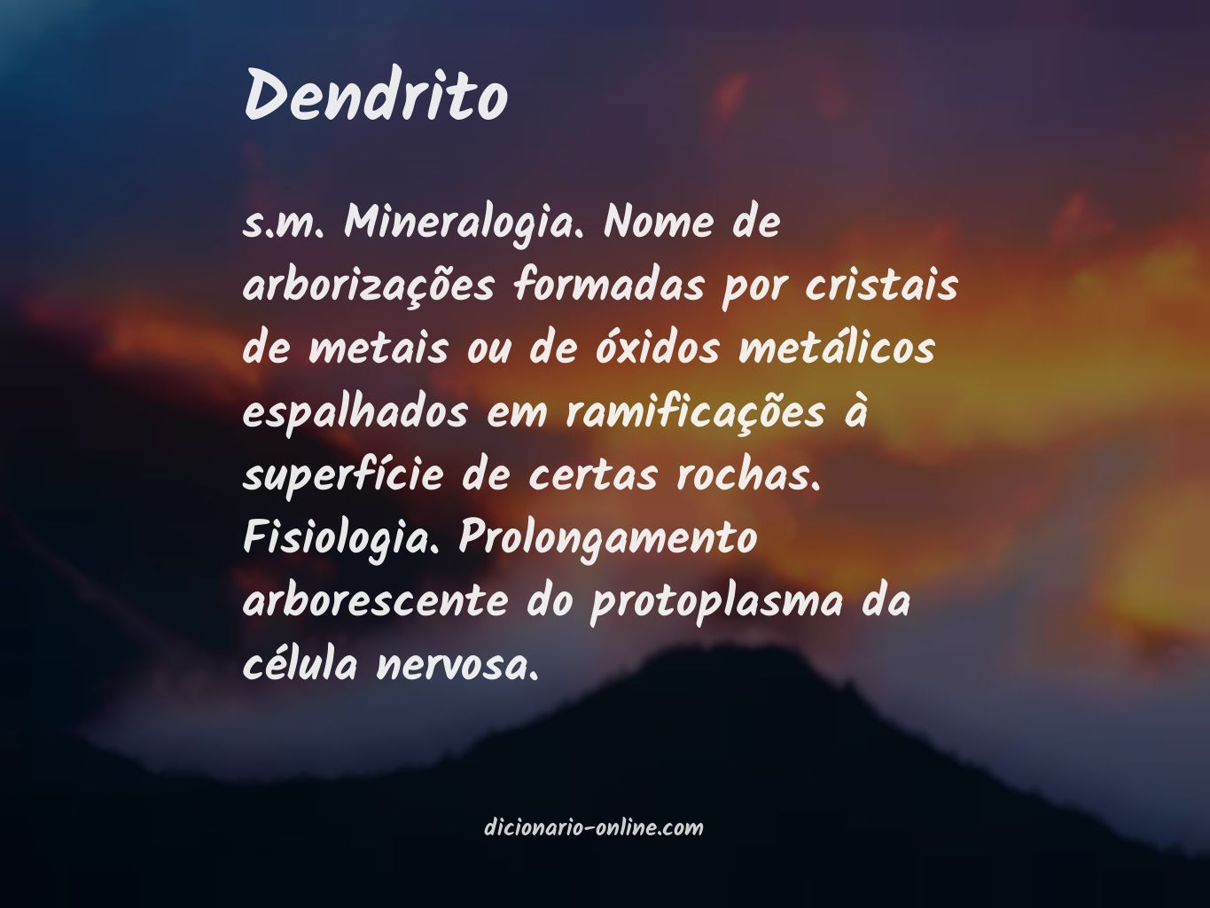 Significado de dendrito