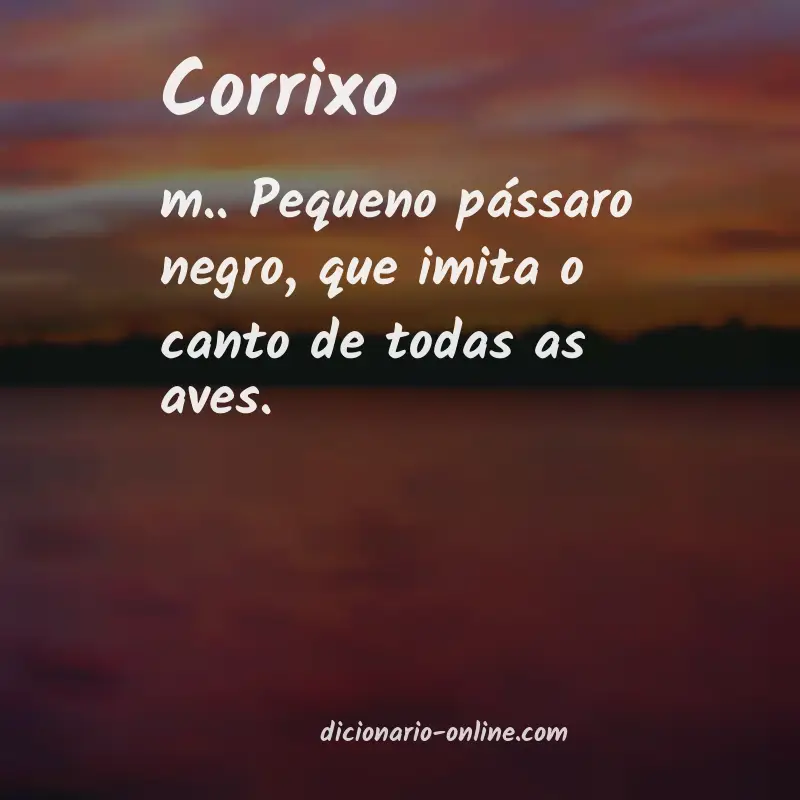 Significado de corrixo