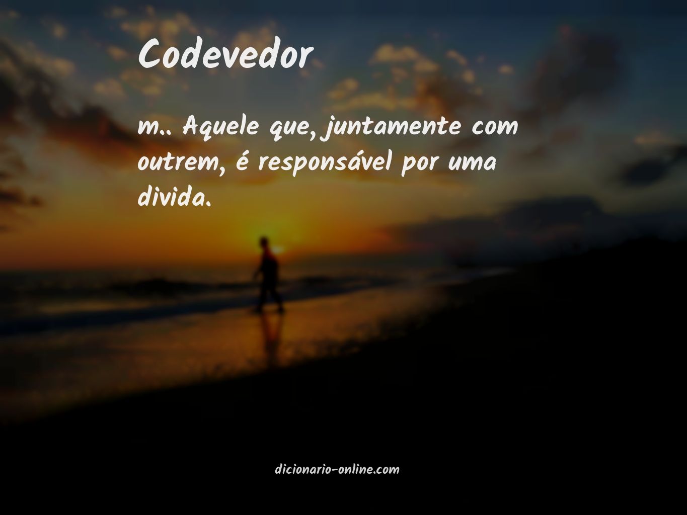 Significado de codevedor