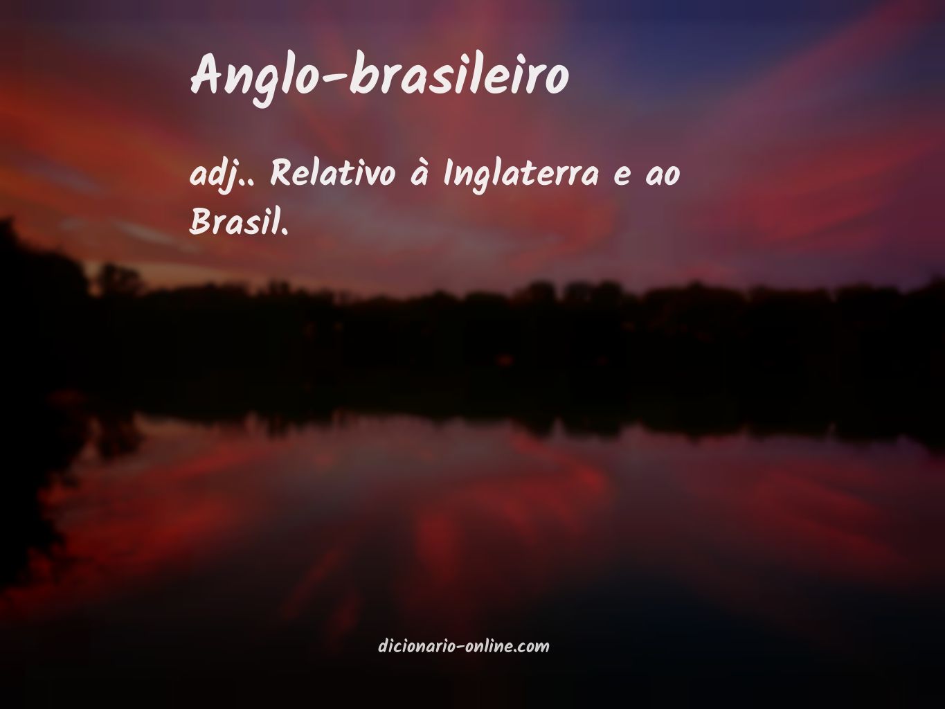 Significado de anglo-brasileiro