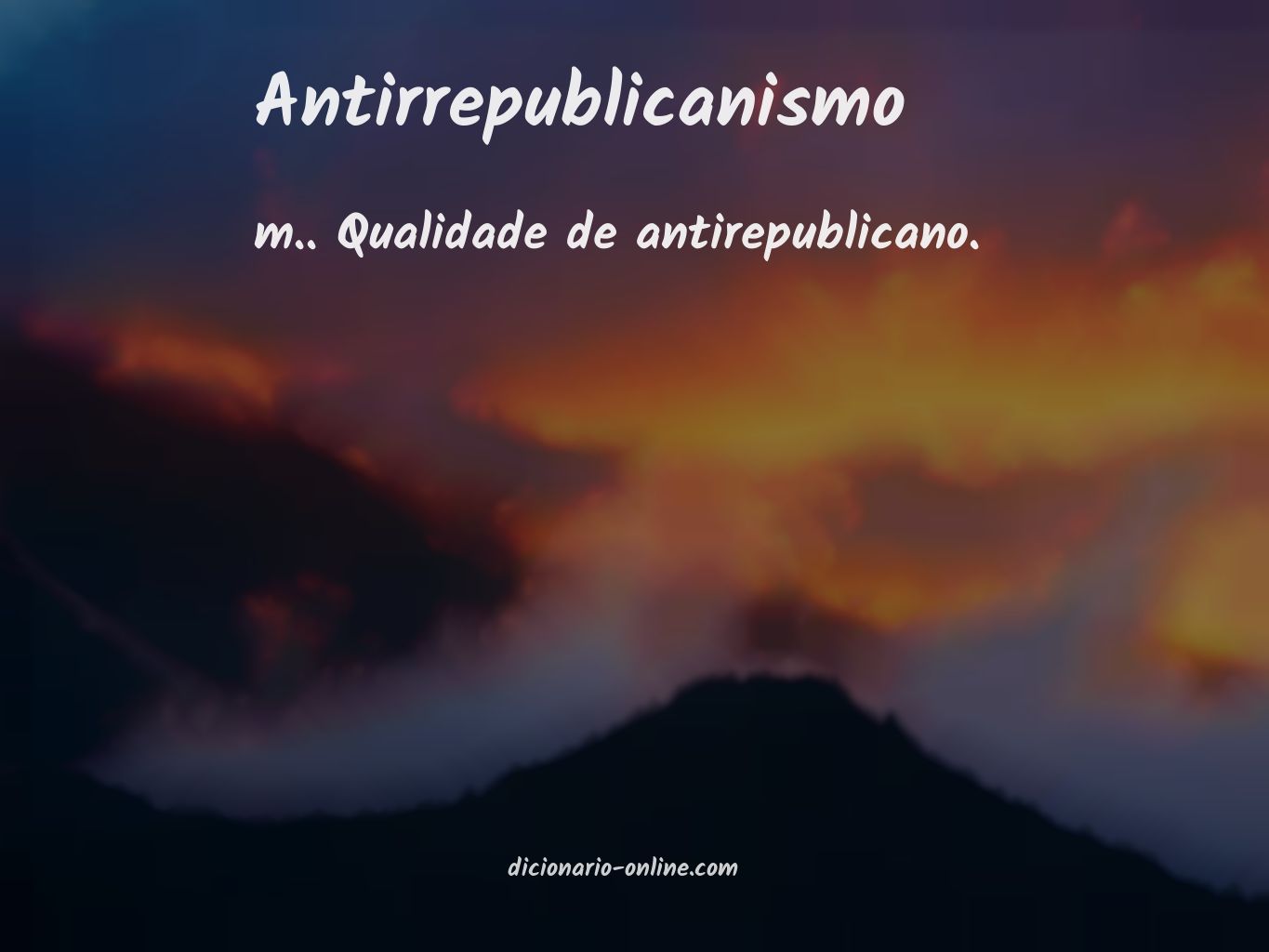 Significado de antirrepublicanismo