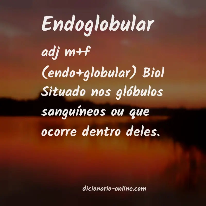 Significado de endoglobular
