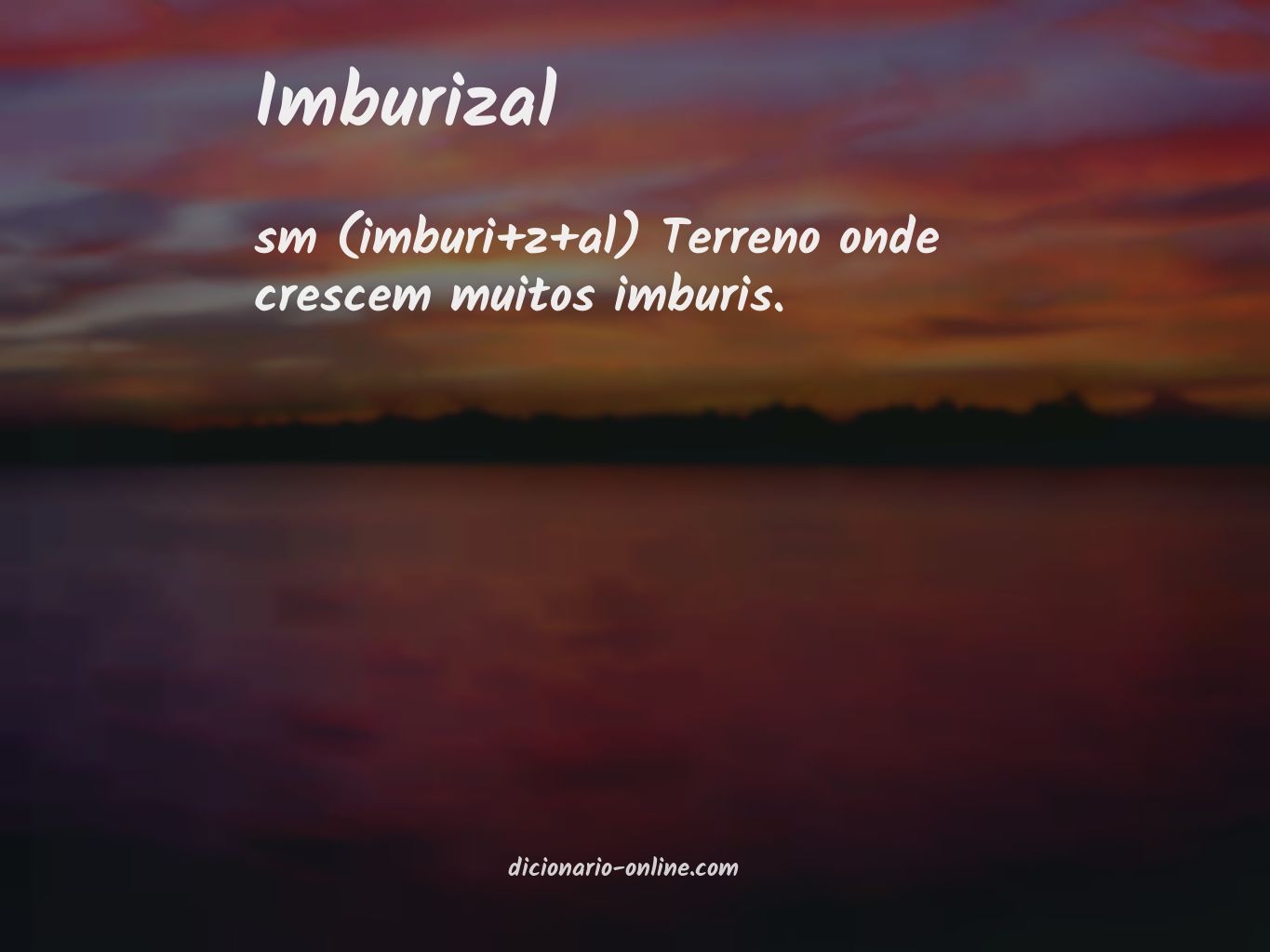 Significado de imburizal