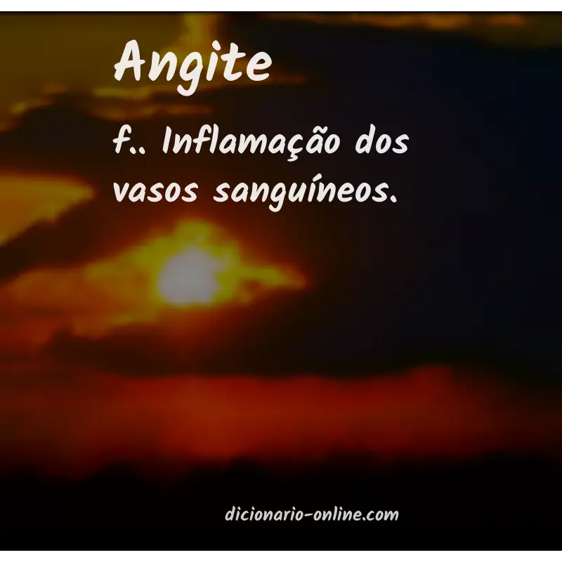 Significado de angite