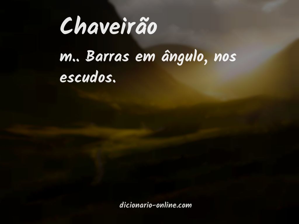 Significado de chaveirão