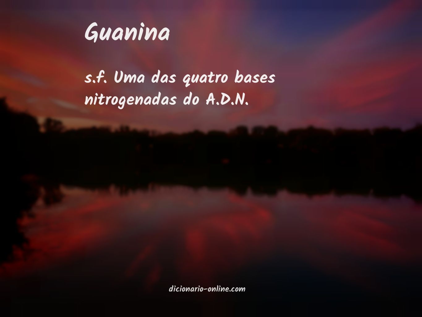 Significado de guanina