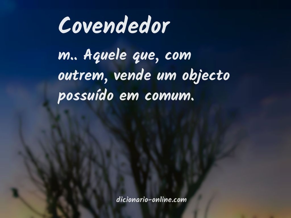 Significado de covendedor