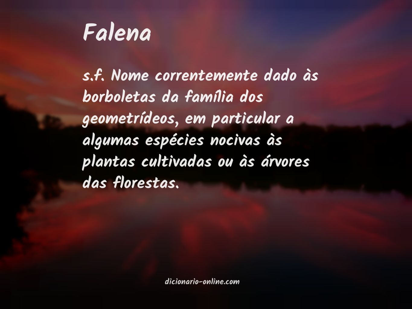 Significado de falena