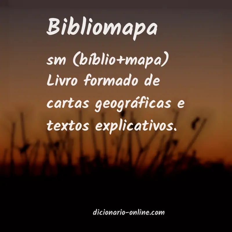 Significado de bibliomapa