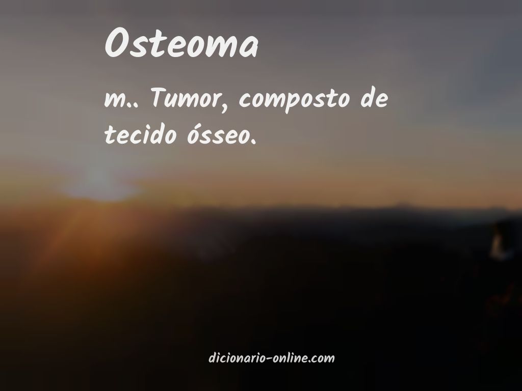 Significado de osteoma