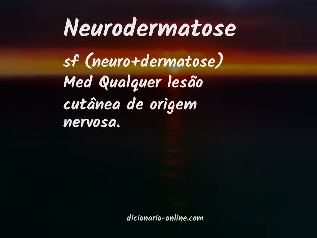Significado de neurodermatose