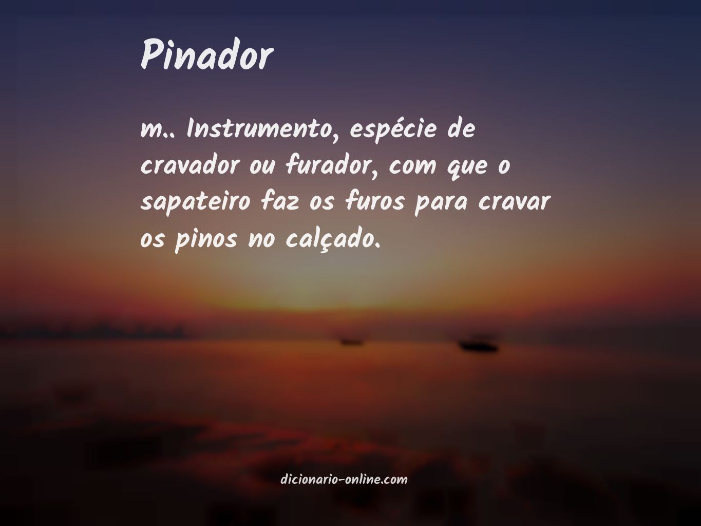 Significado de pinador