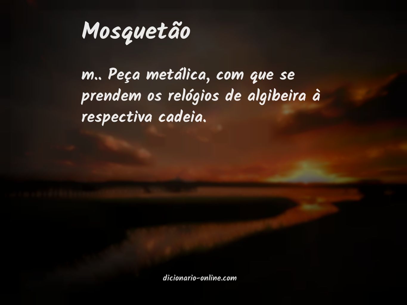 Significado de mosquetão