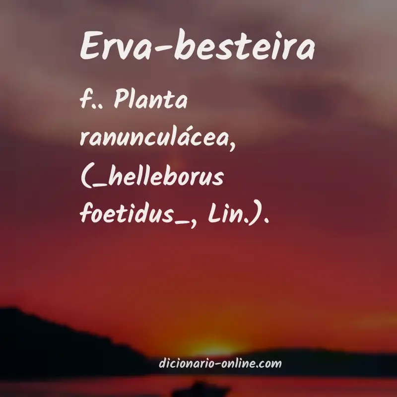 Significado de erva-besteira