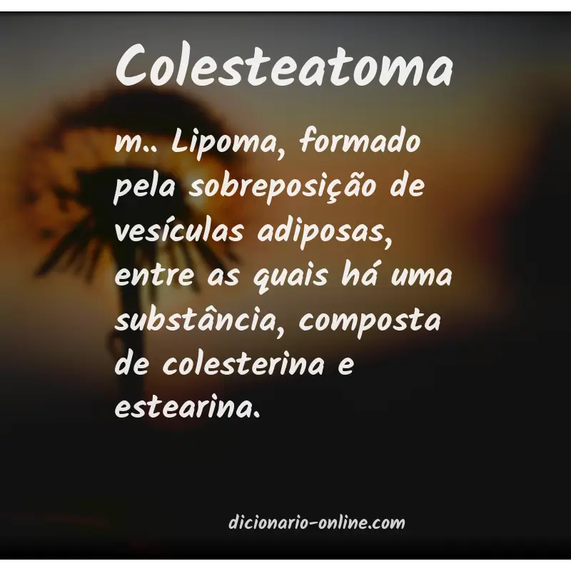 Significado de colesteatoma
