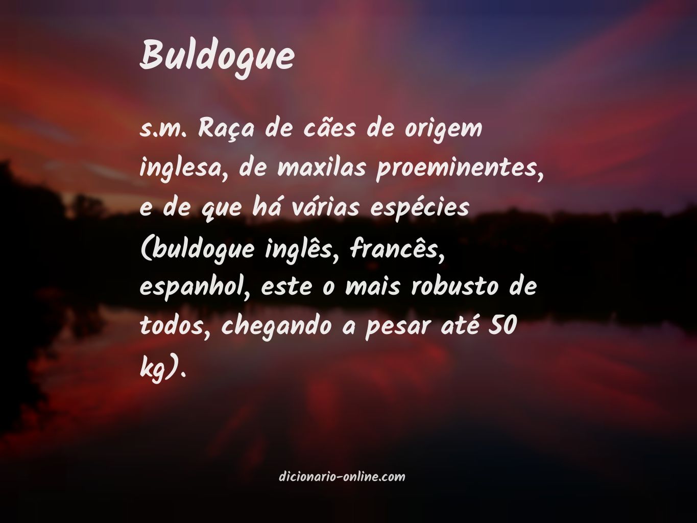 Significado de buldogue