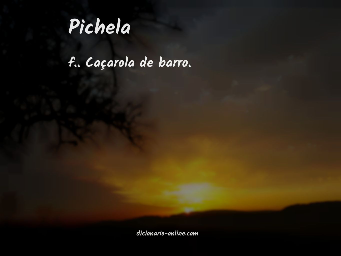 Significado de pichela