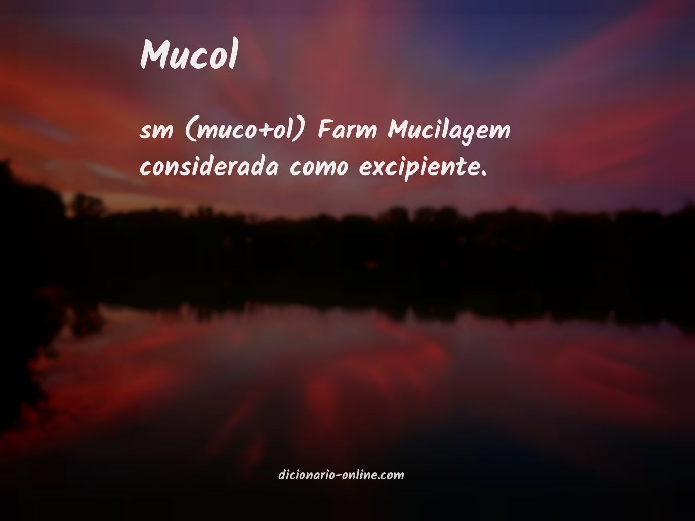 Significado de mucol