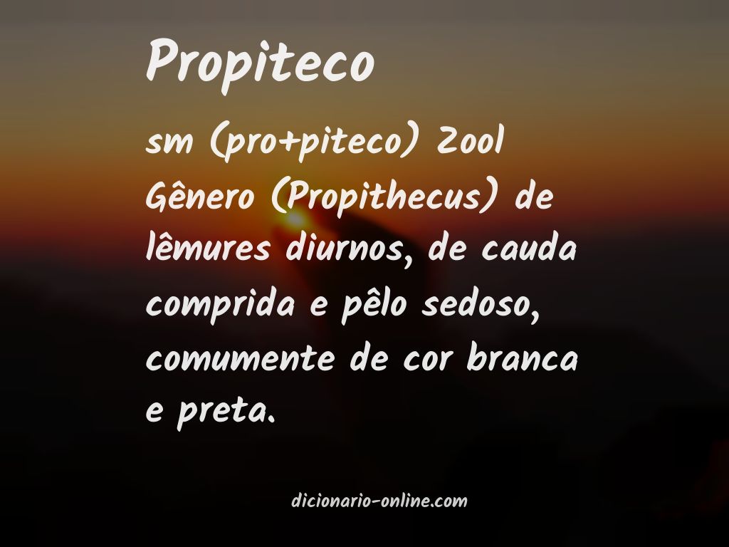 Significado de propiteco