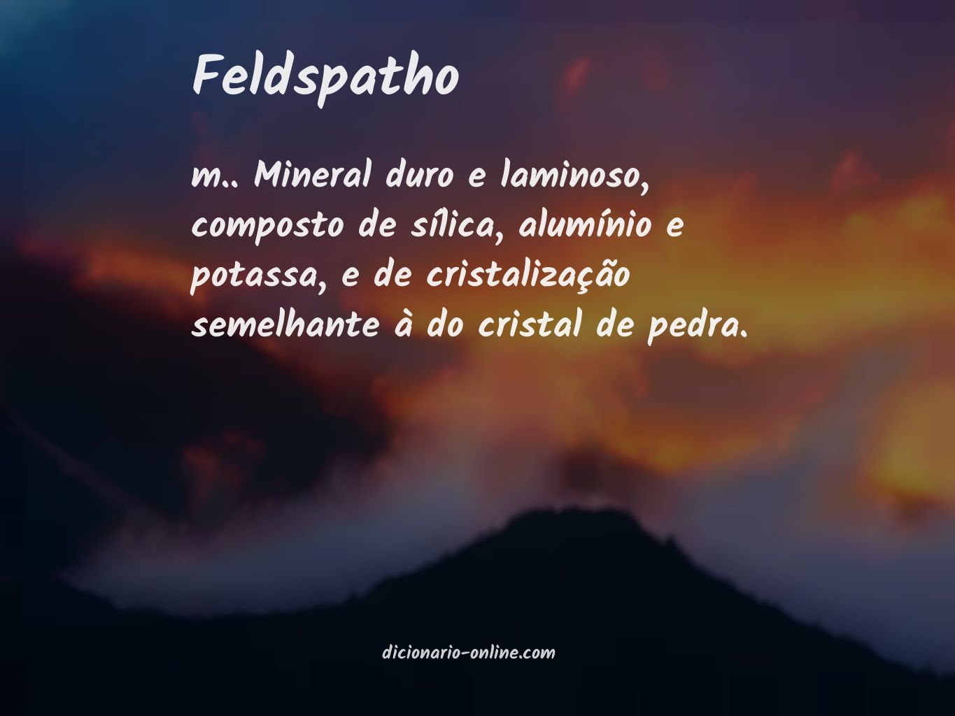 Significado de feldspatho