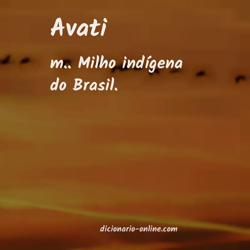 Significado de avati