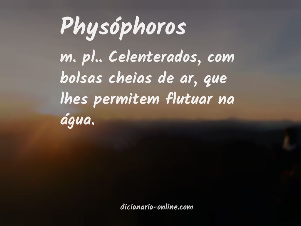 Significado de physóphoros