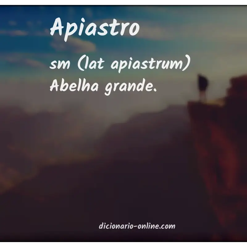 Significado de apiastro