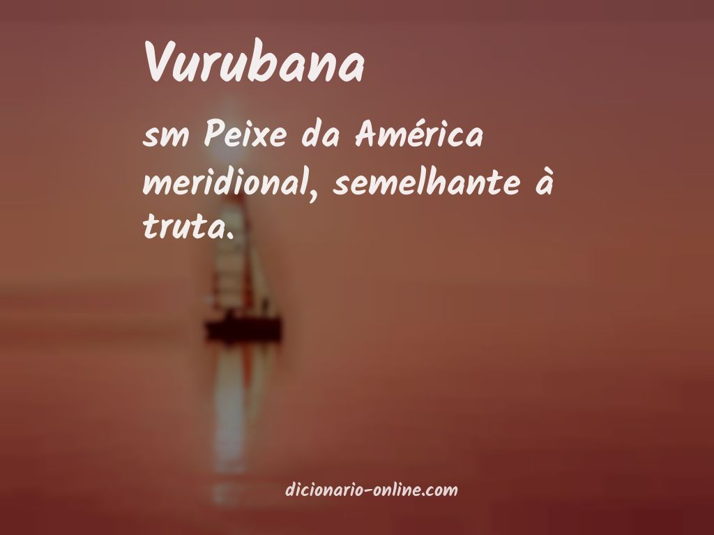 Significado de vurubana