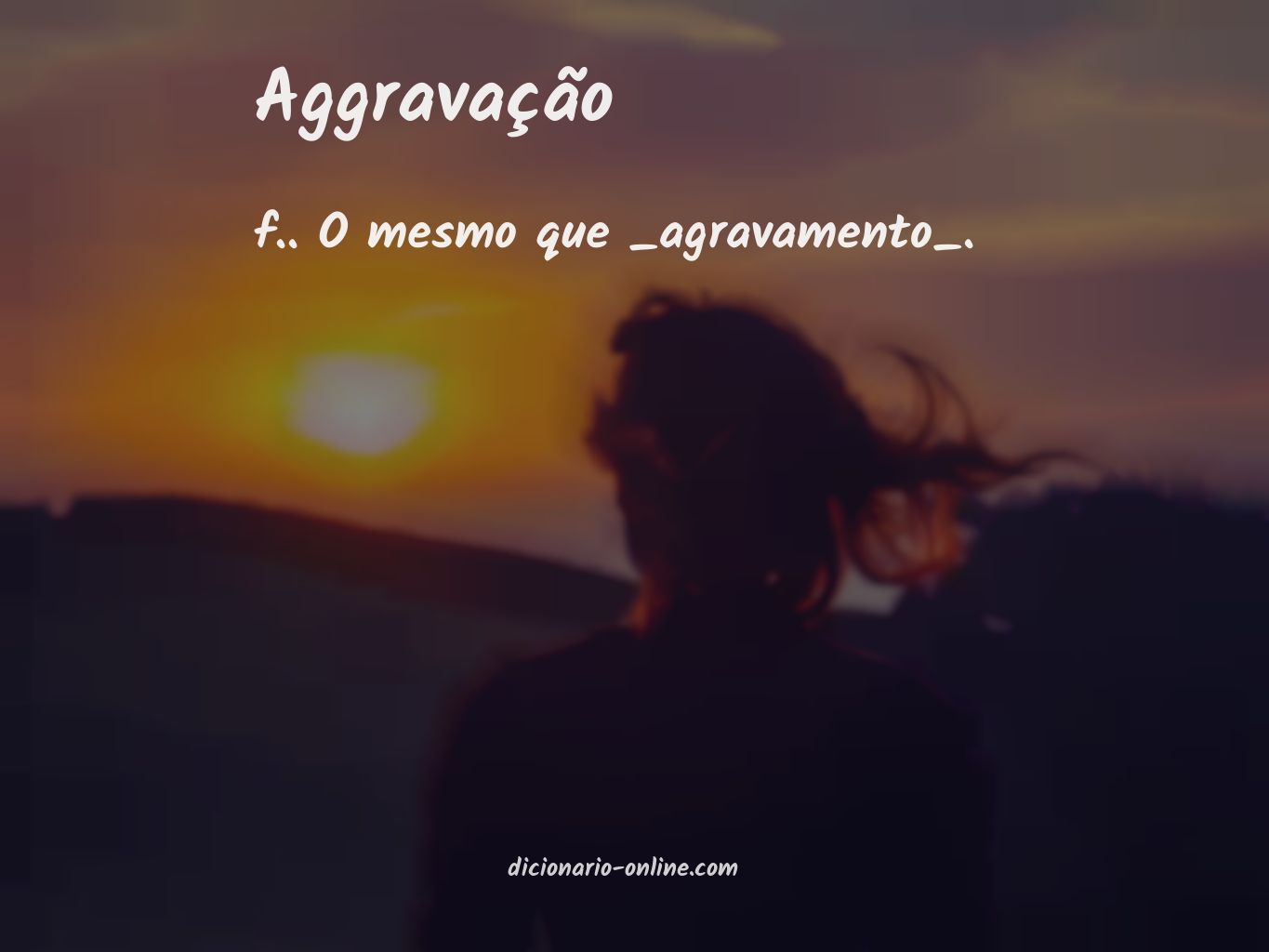 Significado de aggravação