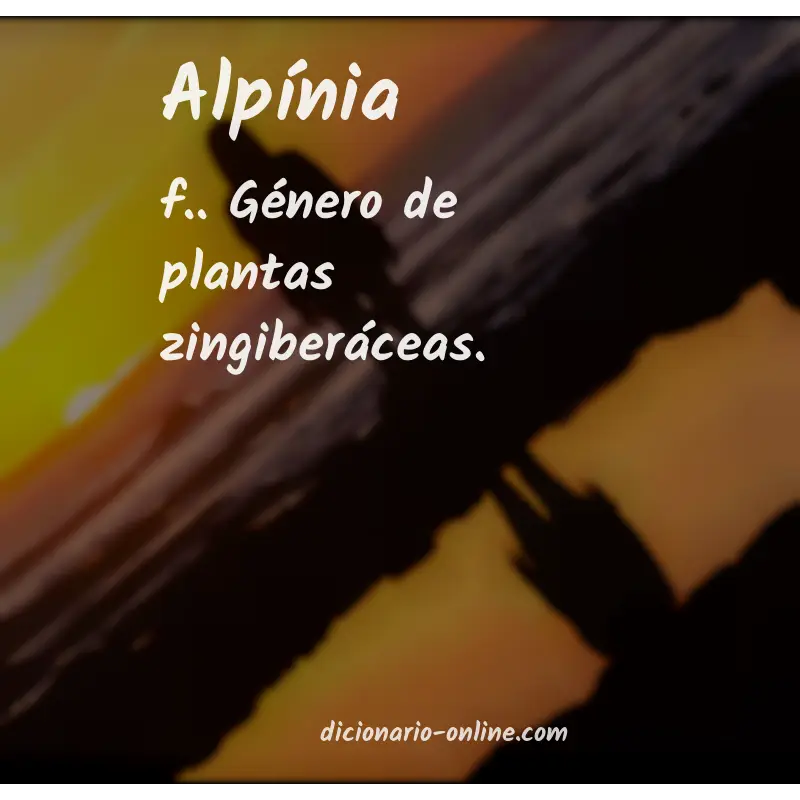 Significado de alpínia