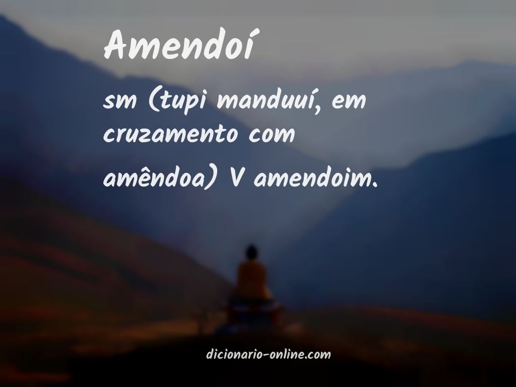 Significado de amendoí