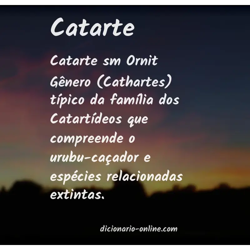 Significado de catarte