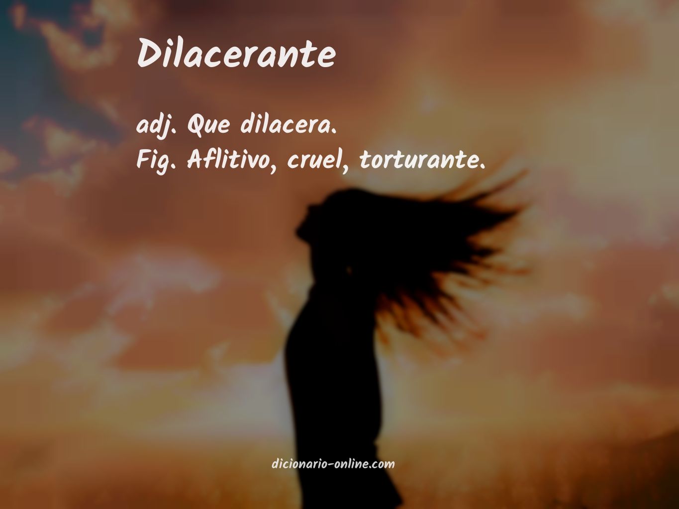 Significado de dilacerante