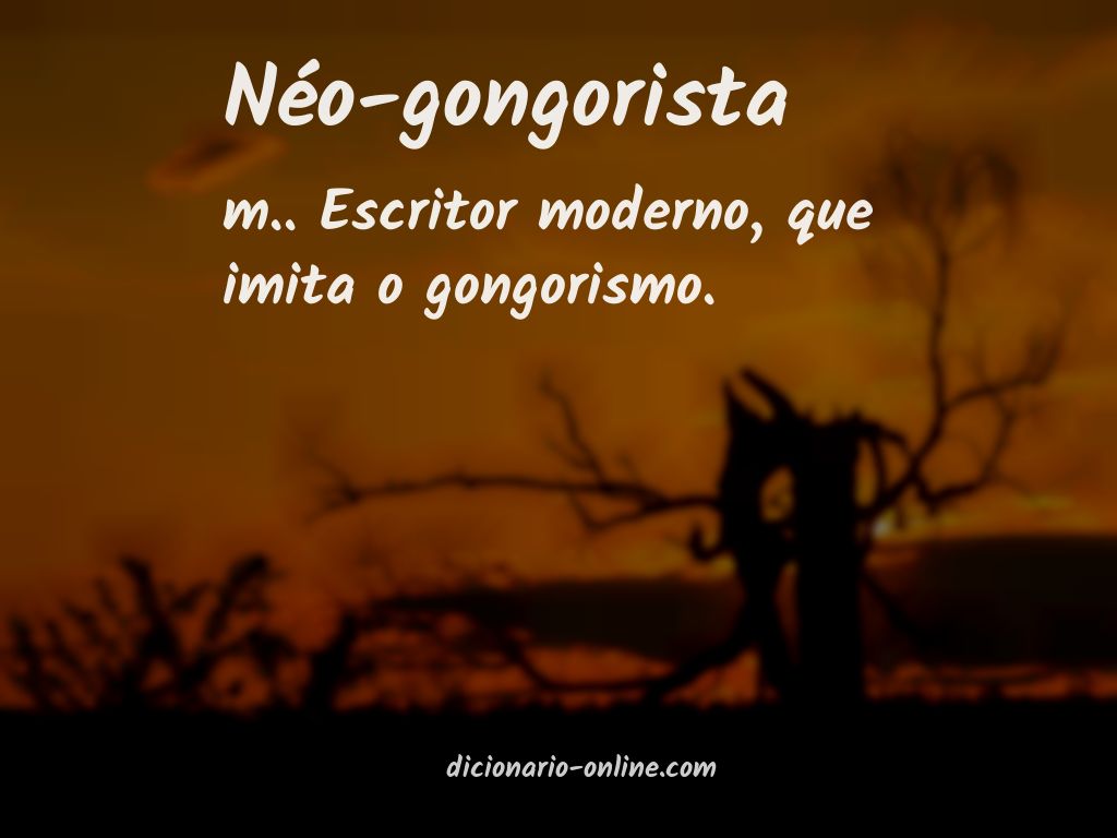 Significado de néo-gongorista