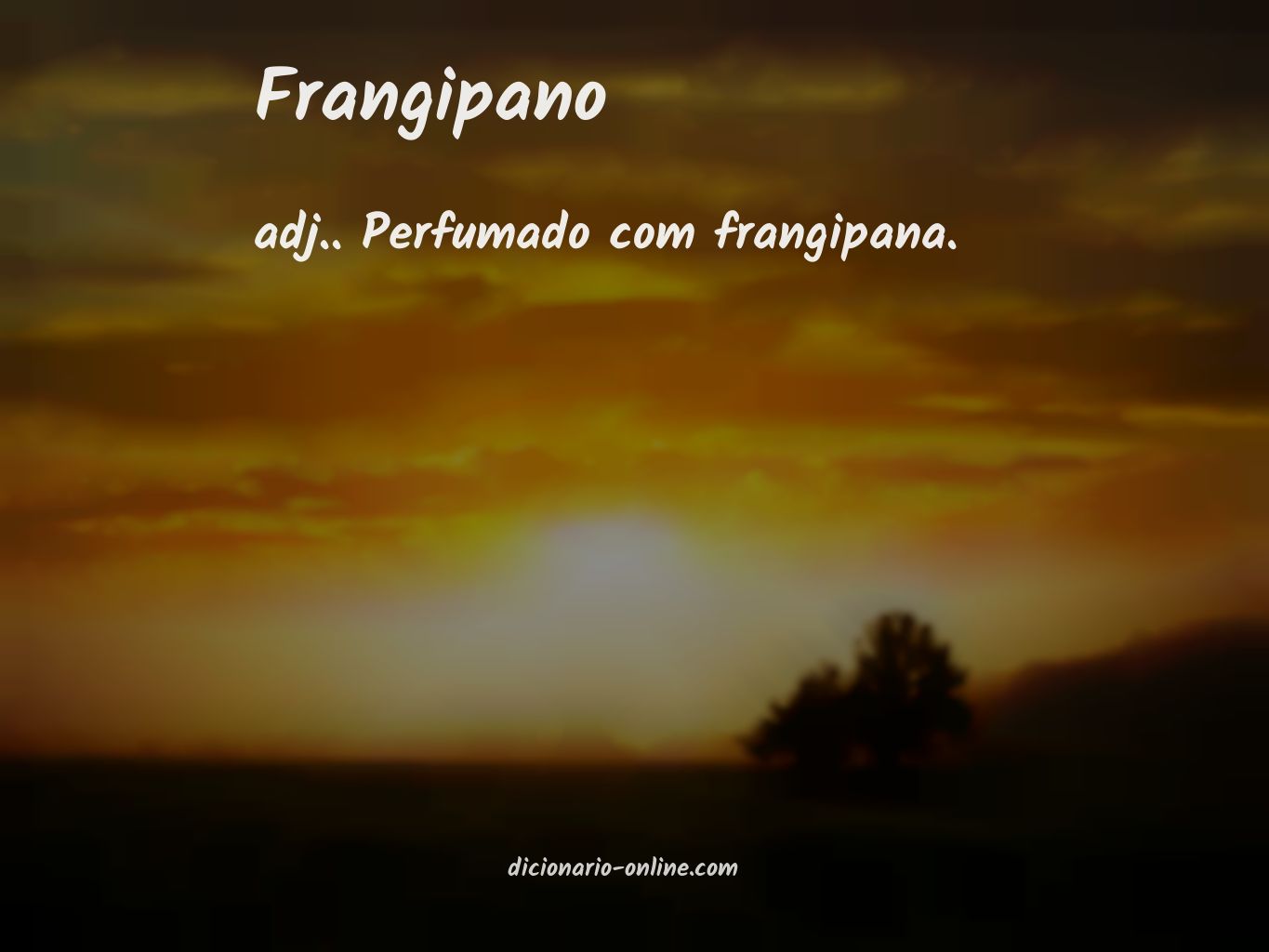 Significado de frangipano