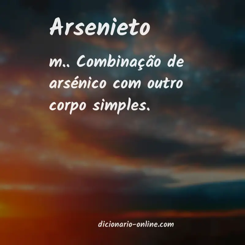 Significado de arsenieto