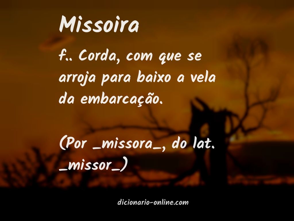 Significado de missoira