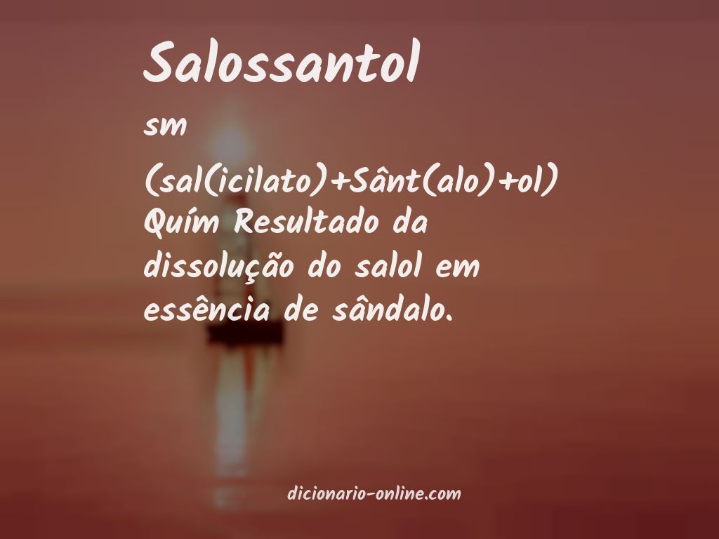 Significado de salossantol