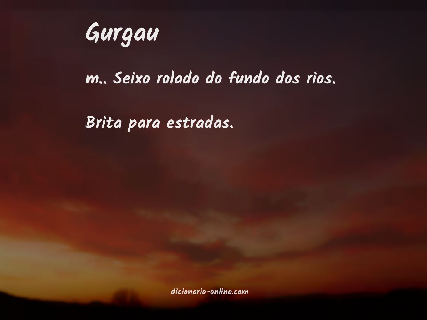 Significado de gurgau