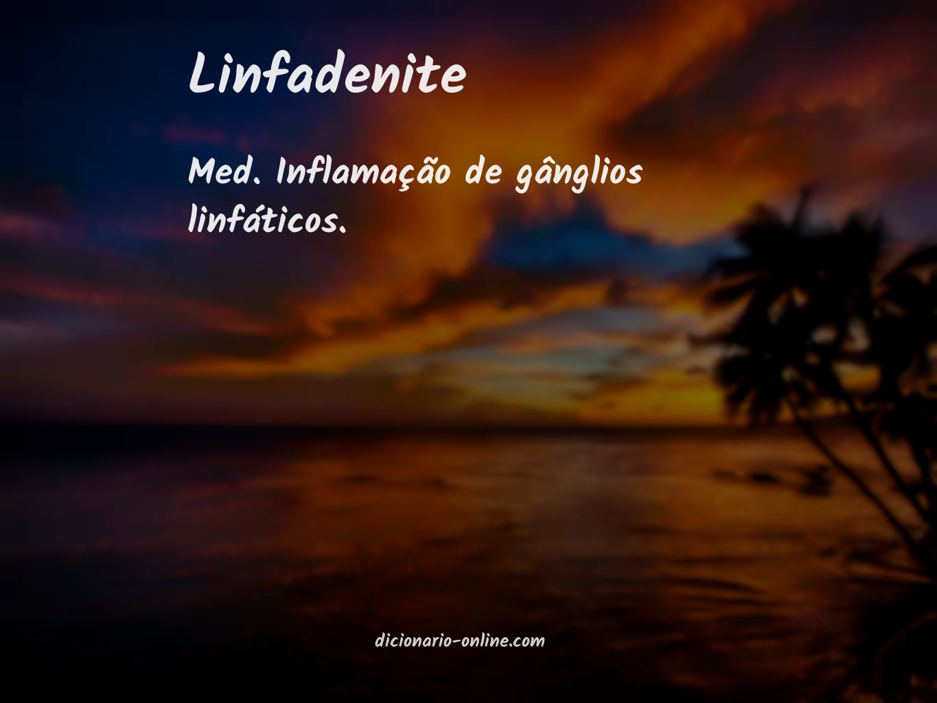 Significado de linfadenite