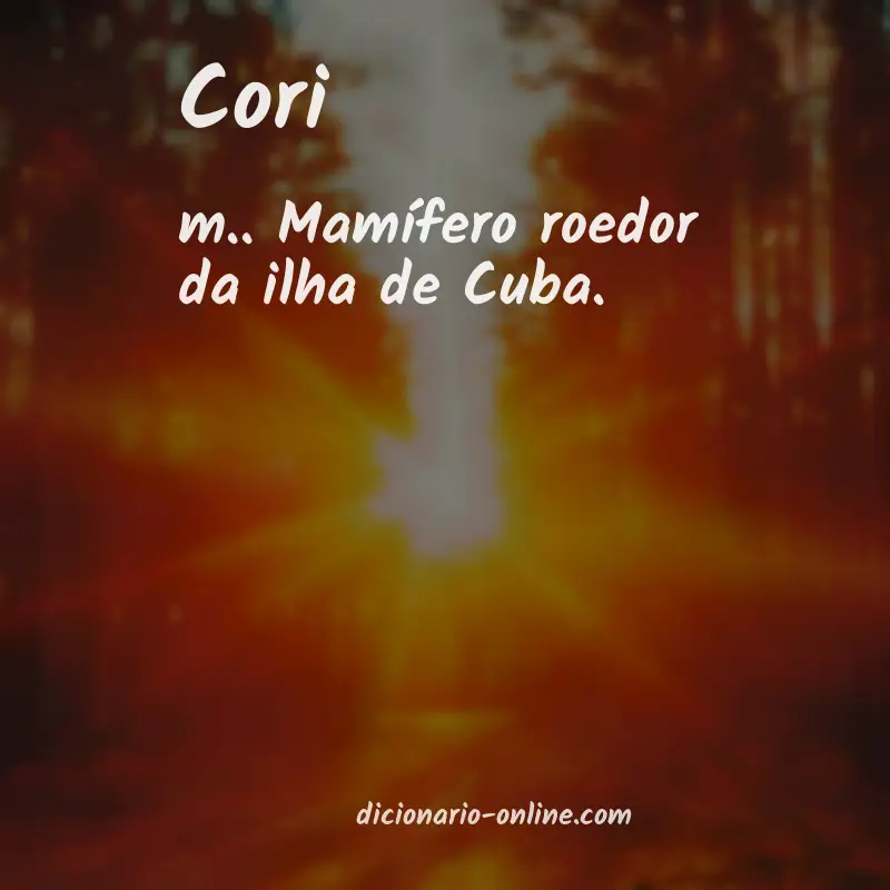 Significado de cori