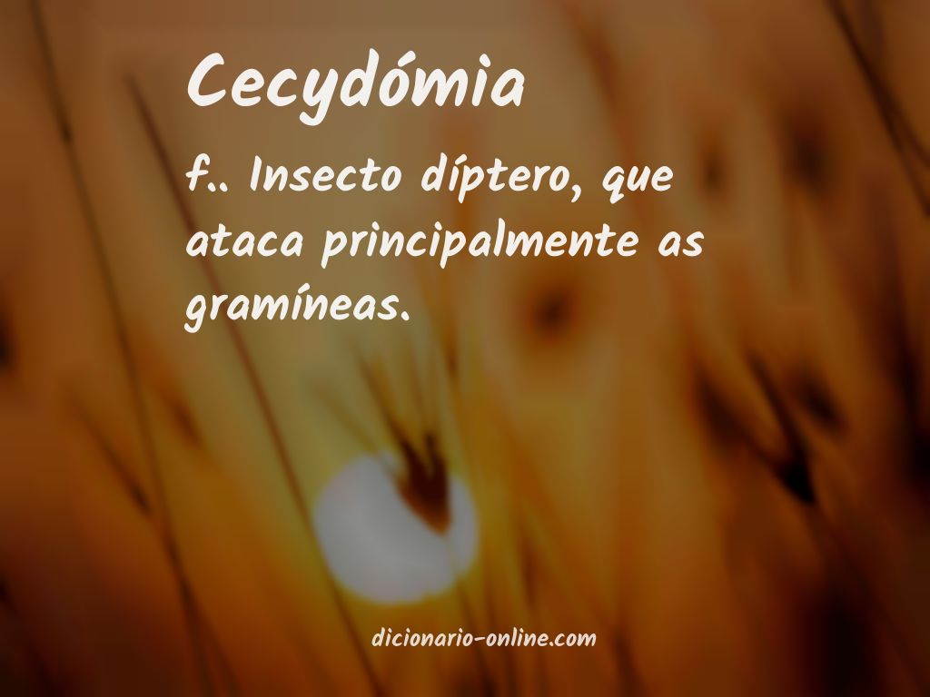 Significado de cecydómia