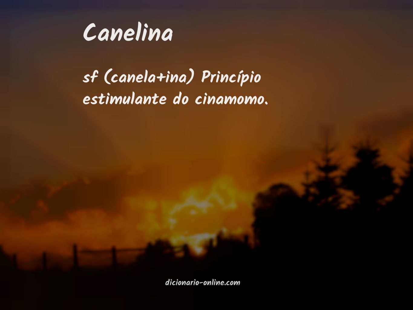 Significado de canelina